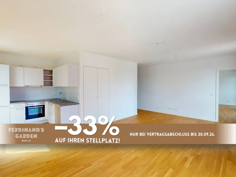Geräumige 2-Zimmer-Wohnung mit EBK und 2 BALKONEN im Neubauquartier 'Ferdinand's Garden' — photo 1